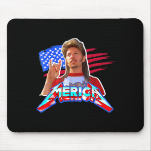 Of July Merica Funny With Vintage Name Joe Lover F Mouse Pad