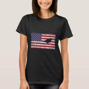 Of July Patriotic American Woodcock Bird Lover Usa T-Shirt
