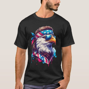Of July Patriotic Funny Eagle July 4th Usa Murica T-Shirt