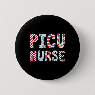 Of July Picu Nurse Independence Day American Flag 6 Cm Round Badge