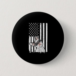 Of July Quote For A Patriotic Frenchie Owner  6 Cm Round Badge