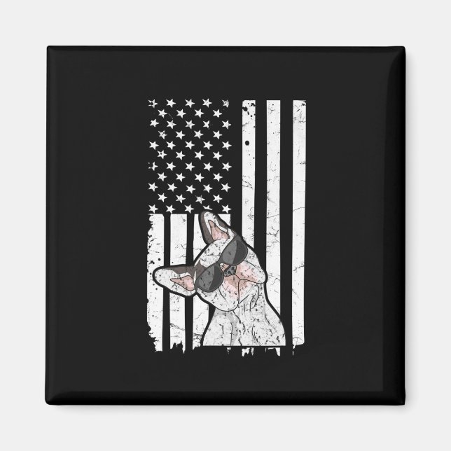 Of July Quote For A Patriotic Frenchie Owner  Magnet (Front)