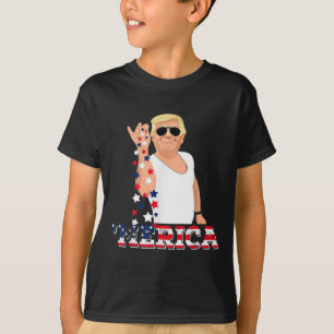 Of July Star Sprinkle Trump merica Independence Da T-Shirt