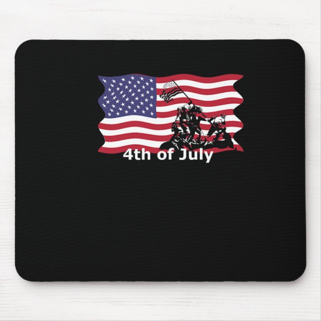 Of July T Shirts Iwo Jima  Mouse Pad (Front)