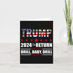 Of July Trump 2024 Drill Ba  Card