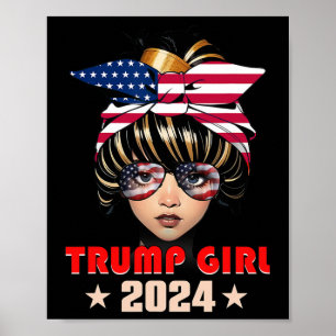 Of July Trump 45 47 Trump Girl 2024  Poster