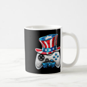 Of July Video Game American Flag Uncle Sam Gamer B Coffee Mug