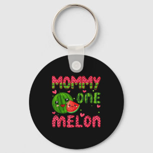 Of One Mommy Melon 1st Birthday Watermelon Key Ring