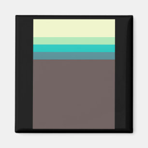 Of Pretty Stripes Pretty Greens T Shirt Magnet