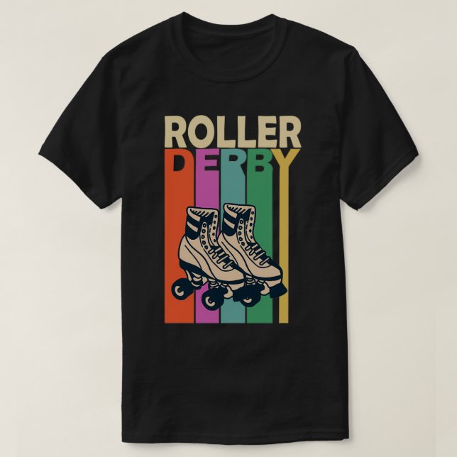 of Roller Derby Skate T-Shirt (Design Front)