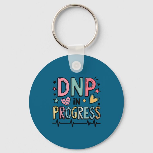 Of Shirt Dnp Progress Director Nursing Student Key Ring (Front)
