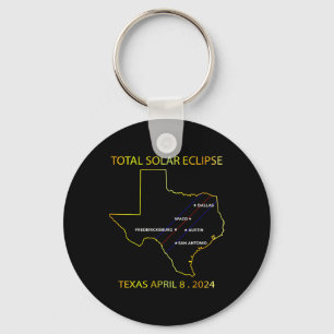 Of Solar Eclipse 2024 Interactive Map Texas Eclips Key Ring
