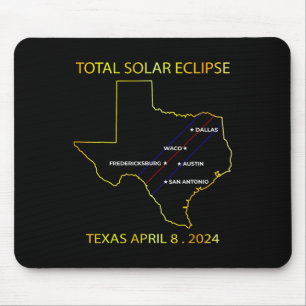 Of Solar Eclipse 2024 Interactive Map Texas Eclips Mouse Pad
