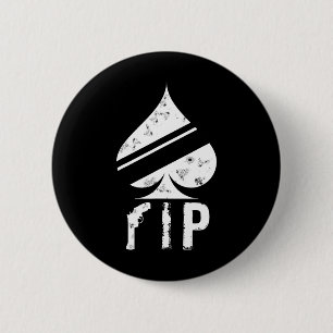 Of Spades Funny Video Game Player 6 Cm Round Badge
