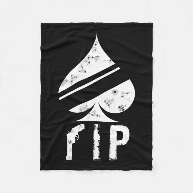 Of Spades Funny Video Game Player  Fleece Blanket (Front)