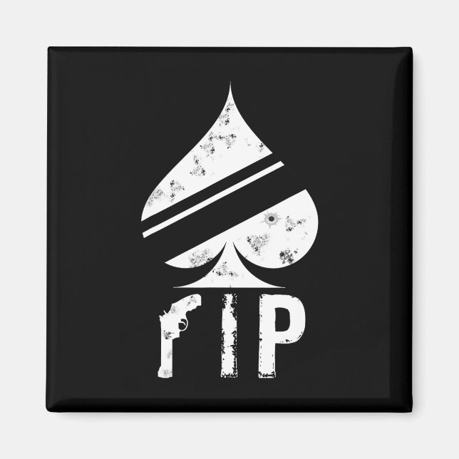 Of Spades Funny Video Game Player  Magnet (Front)