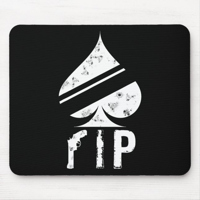Of Spades Funny Video Game Player  Mouse Pad (Front)
