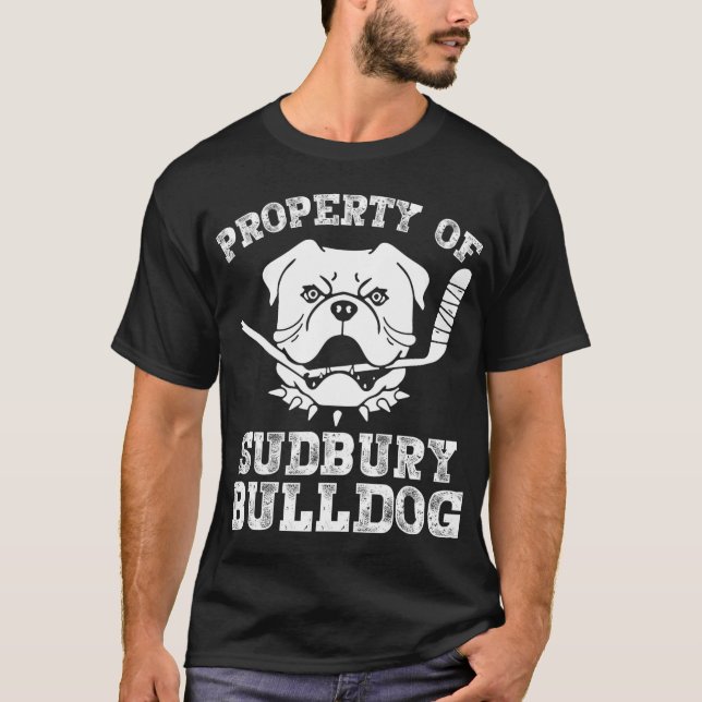 Of Sudbury Bulldog Fun  T-Shirt (Front)