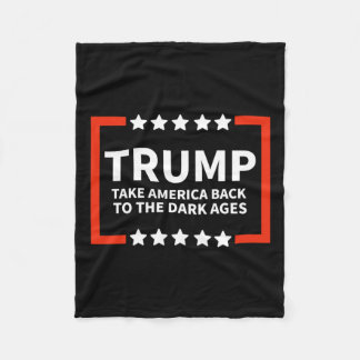 Of Take America Back Chiffon Top  Fleece Blanket