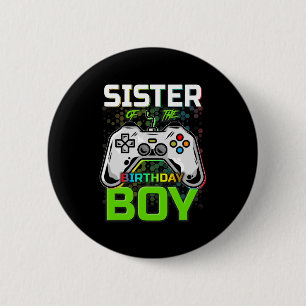 Of The Birthday Boy Funny Gaming Video Game Gifts  6 Cm Round Badge