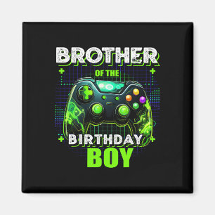 Of The Birthday Boy Matching Family Video Game Par Magnet