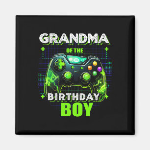 Of The Birthday Boy Matching Family Video Game Par Magnet