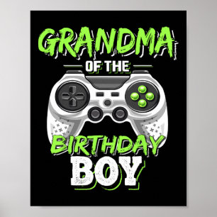 Of The Birthday Boy Matching Video Game Birthday 1 Poster