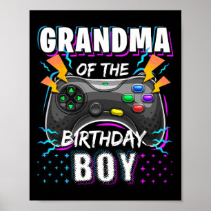 Of The Birthday Boy Matching Video Game Birthday 2 Poster