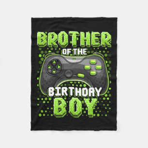 Of The Birthday Boy Matching Video Game Birthday 3 Fleece Blanket