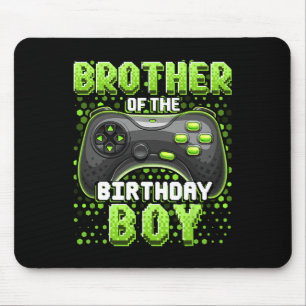 Of The Birthday Boy Matching Video Game Birthday 3 Mouse Pad