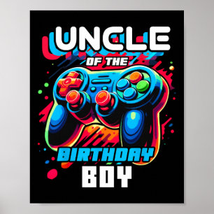 Of The Birthday Boy Matching Video Game Birthday 3 Poster