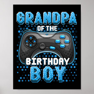 Of The Birthday Boy Matching Video Game Birthday 3 Poster