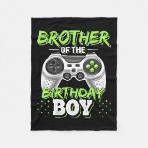 Of The Birthday Boy Matching Video Game Birthday 4 Fleece Blanket