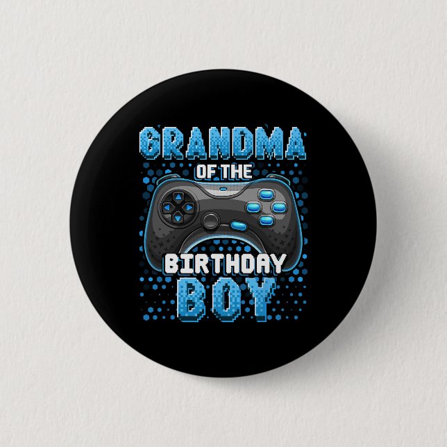 Of The Birthday Boy Matching Video Game Birthday 5 6 Cm Round Badge (Front)