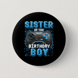 Of The Birthday Boy Matching Video Game Birthday 6 Cm Round Badge