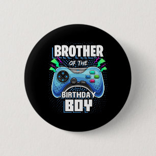 Of The Birthday Boy Matching Video Game Birthday 6 Cm Round Badge
