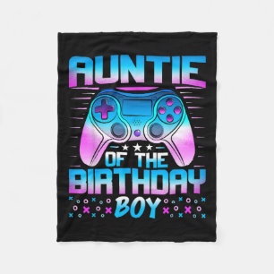 Of The Birthday Boy - Matching Video Game Birthday Fleece Blanket