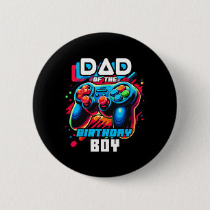 Of The Birthday Boy Matching Video Game Birthday P 6 Cm Round Badge