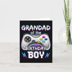 Of The Birthday Boy Video Game B-day Top Gamer Par Card