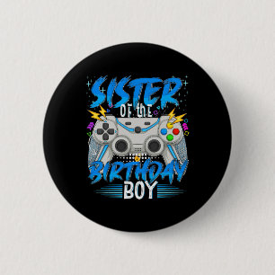 Of The Birthday Boy Video Game Birthday Gamer Boys 6 Cm Round Badge