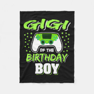 Of The Birthday Boy Video Game Decorations Fleece Blanket