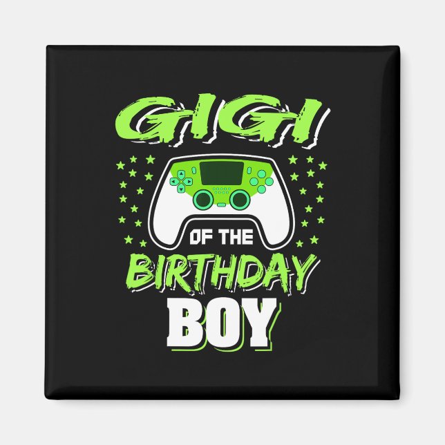 Of The Birthday Boy Video Game Decorations  Magnet (Front)