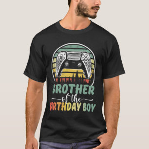 Of The Birthday Boy Video Gamer Matching Family T-Shirt