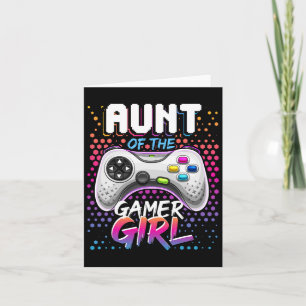 Of The Gamer Girl Matching Video Game Birthday Gif Card