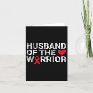 Of The Heart Warrior Heart Disease Awareness Card