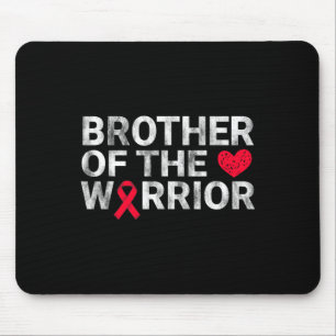 Of The Heart Warrior Heart Disease Awareness  Mouse Pad