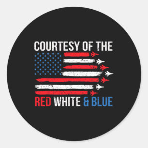 Of The Red White And Blue 4th Of July Classic Round Sticker