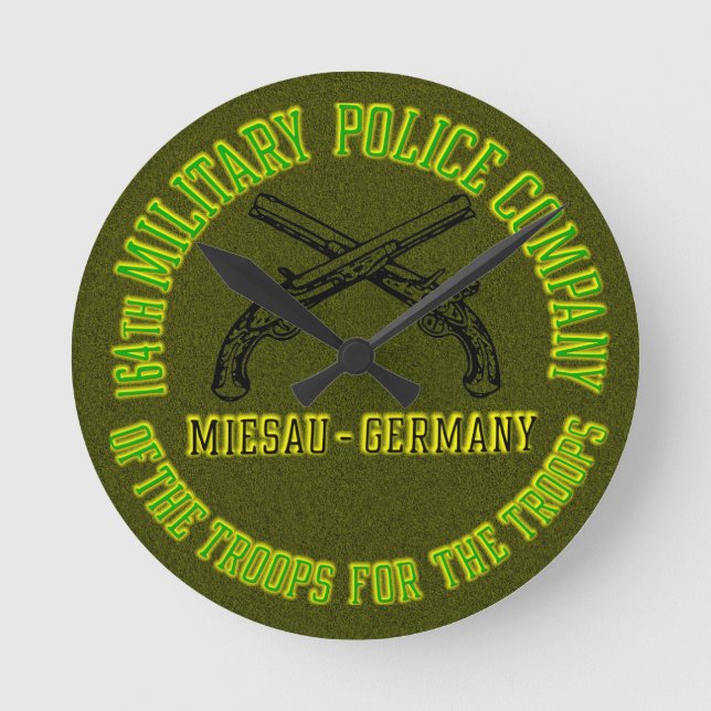 Of the Troops For the Troops Round Clock (Front)