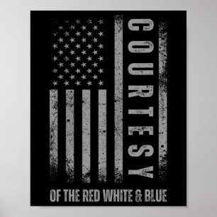 Of The Usa Red White And Blue 4th Of July Usa Flag Poster