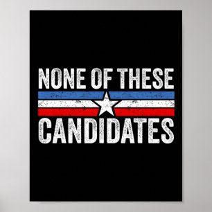 Of These Candidates 2024 Nikki Haley Nevada Biden  Poster